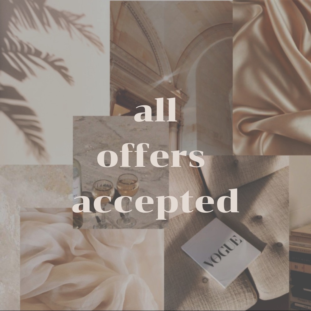 all reasonable offers accepted!
